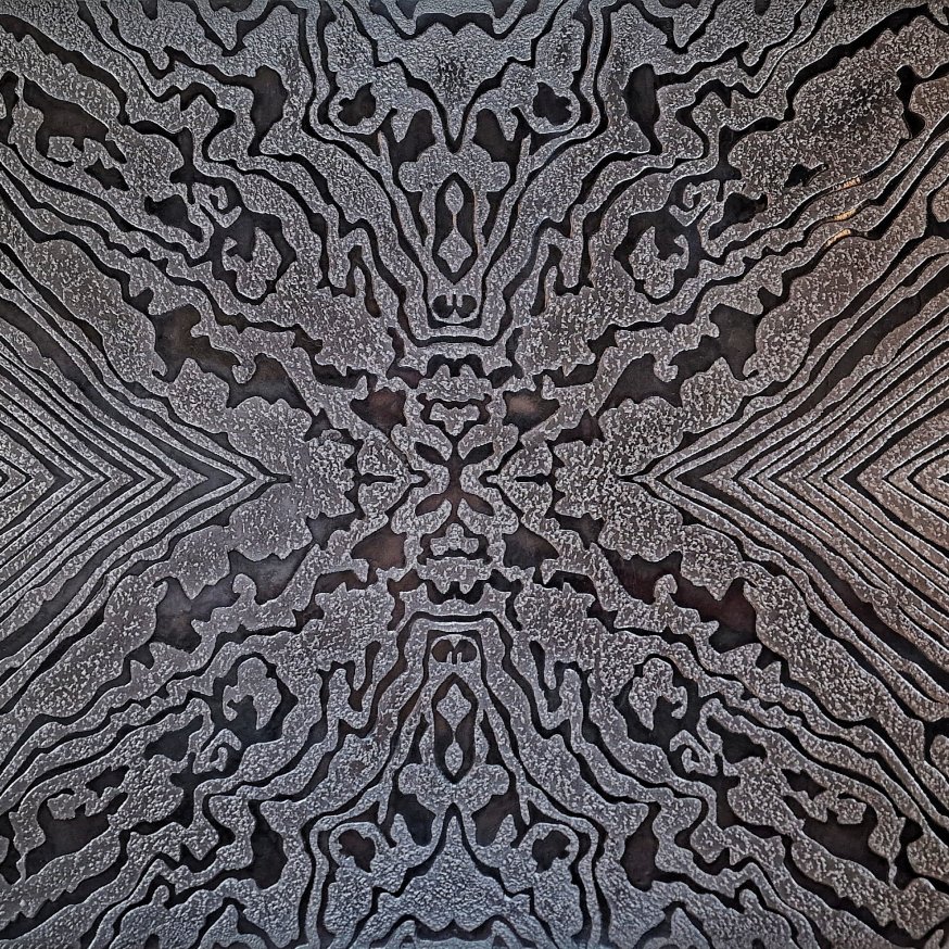 Панно "Дамасская сталь" #1