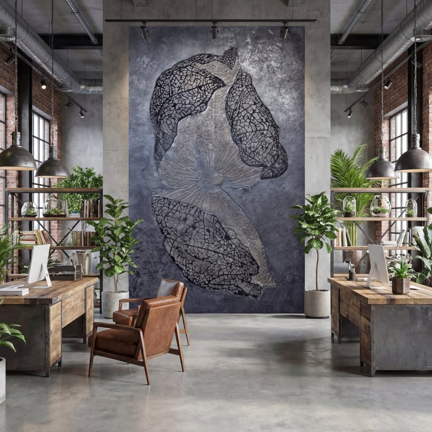 Панно "Ажурная поэзия". Коллекция "Skeletonization" (арт. SV102)